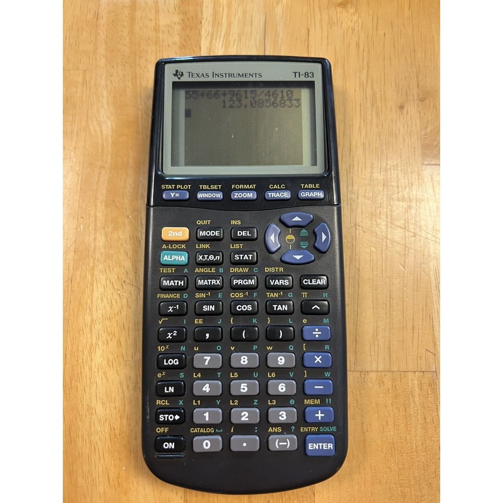 Texas Instruments‎ TI-83 Hand-Held Battery Operated Graphing Calculator, Tested
